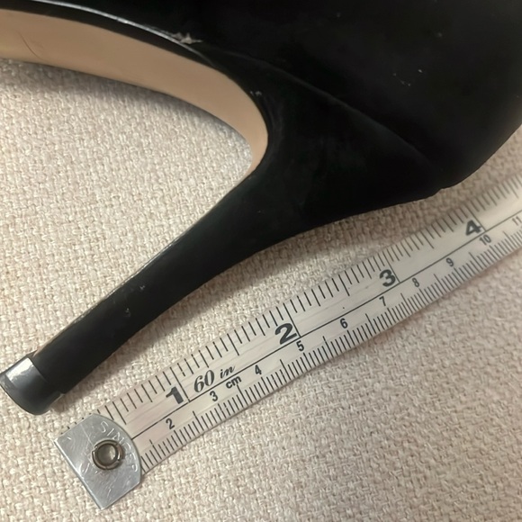 ZARA Black Suede & Gold Metal Studded Toe Caps, Euro Sz 37 - Picture 10 of 12